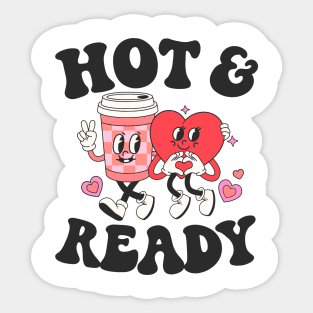 Funny Coffee Lover Valentine's Day Girlfriends Busy Moms Sticker